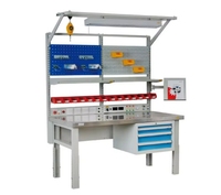 Table de travail antistatique modulaire de haute qualité Leenol pour assemblage électronique