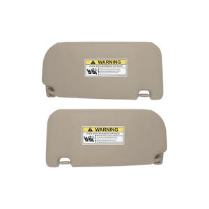 Pare-soleil Kia 85202-1F090LX beige en PVC avec étiquette d'avertissement pour Sportage - Product Image 1