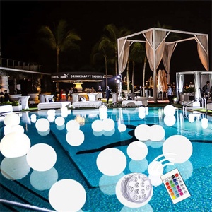 16 RGB Garden Yard Outdoor Party Décoratif Étanche Light Up Sphere Led Gonflable Ball - Product Image 1