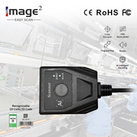 Escáner de Códigos de Barras Industrial Fijo EM490 con Sensor CMOS 1D/2D e Interfaz COM/USB para Logística de Producción, en Stock