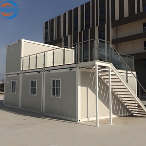 WinFair Maison préfabriquée pliable mobile amovible Tiny Modular Home Living Container Maisons de luxe 20 pieds Portable <span class=keywords><strong>Granny</strong></span> Flat Moderne - Product Image 2
