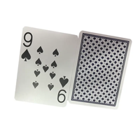 13.56MHZ Logo personnalisé étanche RFID NFC Poker Carte à jouer