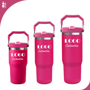 Tazza di caffè personalizzata <span class=keywords><strong>per</strong></span> ghiaccio da 20oz da 30 once da 40 once <span class=keywords><strong>per</strong></span> bottiglia sportiva isolata bicchiere da viaggio in acciaio inossidabile bicchiere di lusso con paglia - Product Image 1