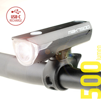 Luz delantera LED recargable para bicicleta de 2000mAh, 400 lúmenes, nuevo tipo C, faro impermeable, accesorios para bicicleta de conducción nocturna