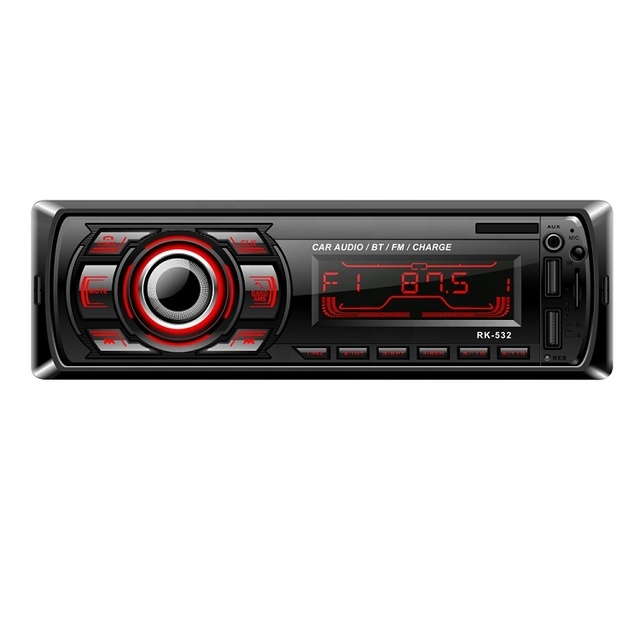 Car MP3 Player 12v Single Mp3 1 Din Car Music System Rk-532 Car Radio FM Aux in Receiver BT SD USB Radio Stereo