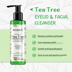 Nettoyant moussant pour le visage et les <span class=keywords><strong>paupières</strong></span> à l'arbre à thé, formule douce et non irritante, nettoyage en profondeur, vente en gros, 100 ml - Product Image 2