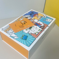 Boîte cadeau de Noël personnalisée en chocolat avec éponge intérieure, emballage magnétique de luxe recyclable, finition brillante ou mate, gaufrage