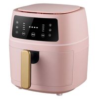 Friteuse à air intelligente durable de 5 L avec commande tactile, 8 modes de cuisson, antiadhésive, sans huile, pour la préparation des repas à la maison