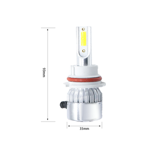 C6 Chất Lượng Cao C6-9004 LED Đèn Pha Bóng Đèn 6000K COB 36W 8000LM 360 Chùm Tia Góc Nhôm IP67 Không Thấm Nước 9-30V 2Pcs - Product Image 1