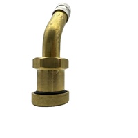 V3-22-1 Precio de fábrica Tapas y adaptadores de válvula de latón sin cámara de sujeción para neumáticos de camión y coche para tratamiento