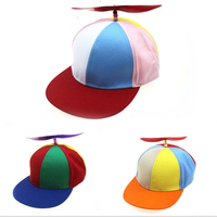Gorra de Béisbol con Hélice Multicolor para Adultos y Niños, Gorras de Bambú con Diseño de Libélula