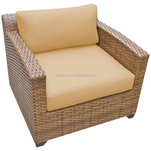 Muebles de Jardín para Ocio y Recreación, Silla de Ratán, Asiento Grande, Sofás de Espera para Salón - Product Image 2