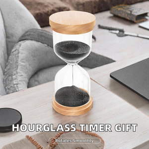 Reloj de Arena Giratorio Moderno de 60 Minutos, Temporizador de Vidrio para Promociones, Regalos Empresariales y Navidad - Product Image 2