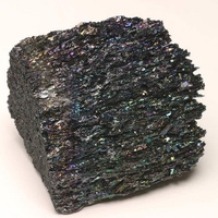 Graphite artificiel pour SiC 95% min, carbure de silicium noir pour métaux non ferreux et fonte 97% min, carbure de silicium vert