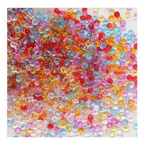 4Mm Acrylic Kim Cương Tinh Thể Bling Trong Suốt Confetti Cho Đám Cưới Bên Trang Trí Confetti Bảng Phân Tán Hạt