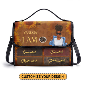 Borsa a Mano in Pelle PU di Alta Qualità per Donne, Borsa Personalizzata con Stampa '<span class=keywords><strong>I</strong></span> <span class=keywords><strong>Am</strong></span> the Storm', Borse a Tracolla per Donne - Product Image 4