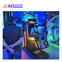 Experiencia real 720 Silla de realidad virtual 9D de simulación de vuelo giratoria de 360 grados para parques de atracciones interiores VR Rides
