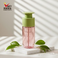 Bouteille en plastique PET portable de 100 ml à double compartiment avec pompe à vis pour emballage de lotion de soin de la peau et de teinture capillaire, sérigraphiée
