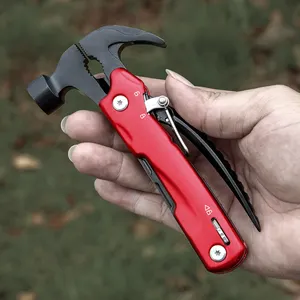 Hot verkauf 420 edelstahl klinge camping outdoor multifunktions sicherheit klaue hammer