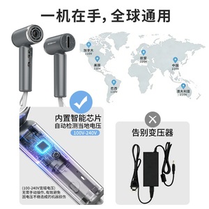 Mini Portable Hair Dryer 100-240V Negative Ion Constant Temperature High Speed Blow Dryer For Travel Hair Care - Product Image 3