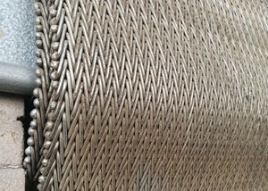 श्रृंखला बढ़त 304 स्टेनलेस स्टील खाद्य सुखाने के लिए यौगिक संतुलित कन्वेयर बेल्ट - Product Image 3