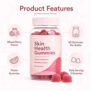 Hot Sale Adult Skin Beauty Antioxidant Glutathione Collagen Biotin Whitening Hydrated <b>Gummy</b> <b>Candy</b> for Health - Product Image 3