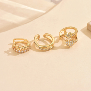 Boucles d'oreilles <span class=keywords><strong>criollos</strong></span> 2025 tendance en gros-clips Coeur y Accessoires oreilleres - Product Image 3