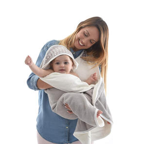 100% Coton Ultra Doux Bambou Extra Large <span class=keywords><strong>Papillon</strong></span> 41x43 Smart Tablier bébé <span class=keywords><strong>serviette</strong></span> - Product Image 1