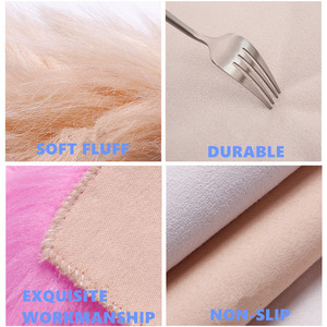 Lot de 10 tapis de repose-mains en forme de cœur, en fourrure douce, lavables, pour salon de manucure, tapis de fond moelleux, accessoire photo - Product Image 5
