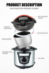 Olla a Presión Eléctrica de Acero Inoxidable, Gran Venta en Mercados Globales, para Cocción de Frijoles, Carne, Arroz y Mariscos, para Uso Doméstico - Product Image 3