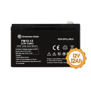 充電式太陽電池12v12ah鉛蓄電池 - Product Image 2