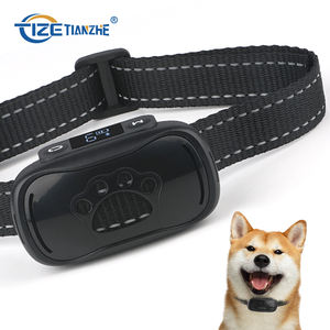 Collar de perro eléctrico recargable, pitido de 7 niveles, descarga de vibración para entrenamiento antiladridos, plástico impermeable, no más ladridos - Product Image 1