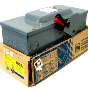 Interruptor de Seguridad Hu363 en Stock, 100amp 600vac 50/60hz - Product Image 1