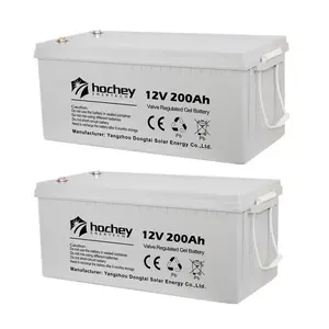 Hochey Lead Acid Car Battery Production Line12V 200AH 400AH Solar Batteries for Solar System