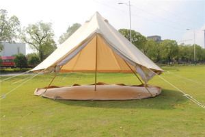 A CUCÙ 3m 4m 5m 6m Nuovo Design Esterno di Tela di Cotone Tenda di Bell Rotonda Teepee Yurta di Lusso tenda Glamping Osservazione Delle Stelle Tenda di Bell - Product Image 5