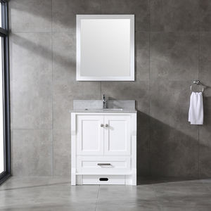 30 inch High End Bathroom Vanity with Ceramic Basin and Water Resistant Features bathroom vanity - Product Image 1