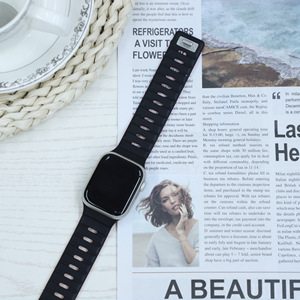 Bracelet en silicone ultra sport pour <span class=keywords><strong>Apple</strong></span> <span class=keywords><strong>Watch</strong></span> Series 10 6 5 4 3 SE 42mm & 46mm Bracelet sport respirant pour modèles de montre 9 8 7 49mm - Product Image 2