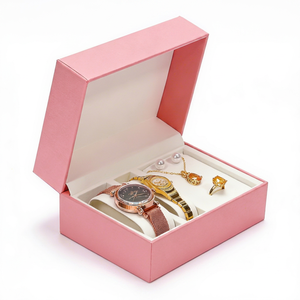 Luxury <b>Watch</b> Gift Box Set 16.5x10.8x7.2cm Rigid Rectangle Jewelry Storage <b>Case</b> with Satin Liner High-End Packaging - Product Image 1