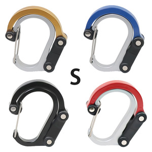 Moschettone in Alluminio (Piccolo) per Borsa, Passeggino, Zaino, Organizzazione Campeggio, Nero Opaco, <span class=keywords><strong>Set</strong></span> da 2 Pezzi - Product Image 6