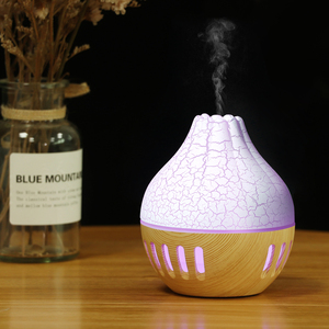 Máy làm ẩm không khí. Nhiều tùy chọn thiết kế có sẵn. Thiết kế núi lửa nứt. Bầu không khí ánh sáng đầy màu sắc. - Product Image 6