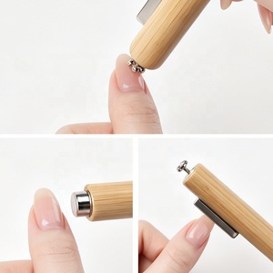 BQAN Bâtonnet magnétique œil de chat à manche en <span class=keywords><strong>bois</strong></span>, outil de nail art naturel et écologique, <span class=keywords><strong>baguette</strong></span> magnétique super puissante pour vernis gel - Product Image 3