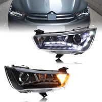 Nouvel ensemble de phares de voiture en gros pour Citroën C-Quatre 2012-2016, avec lentille de feux de jour LED modifiée et retrofit xénon