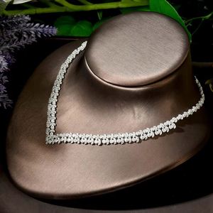 HIBRIDE Vintage hermosa mujer boda novia collar pendientes anillo y pulsera 4 Uds conjunto de joyería Conjunto De Joyas - Product Image 5