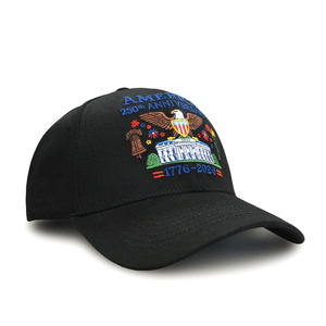 Gorra de Béisbol al por Mayor de Algodón con el Logotipo del 250 Aniversario de EE. UU. 1776-2026, Águila Patriótica, Bandera Americana Bordada, Deportiva, Unisex, para Adultos - Product Image 3