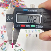 100 pcs/lot petits minuscules Mini épingles à œil crochets œillets vis fileté or fermoirs crochets résultats de bijoux pour faire du bricolage