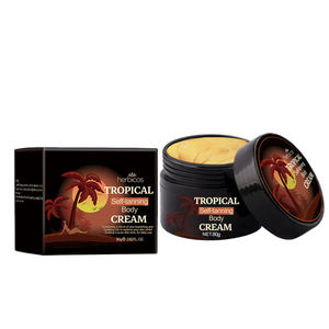 Marque privée fournisseurs britanniques 80g d'huile minérale uv bronzage lit de bronzage pot de réparation solaire crème solaire lotion de bronzage bronzante brillante - Product Image 1