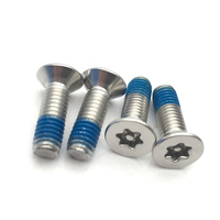 Vis Torx à tête fraisée en acier inoxydable 304, vis de sécurité à emboîtement avec verrouillage de filetage M3M4M5M6, vis Torx à tête plate