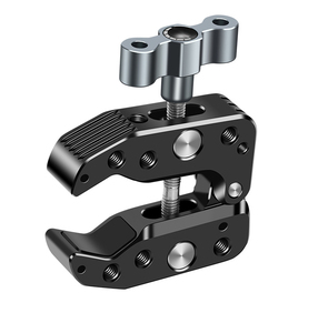 Super <span class=keywords><strong>pince</strong></span> crabe en métal 10-60mm avec 1/4 ''3/8'' trou de localisation Arri <span class=keywords><strong>pour</strong></span> appareil photo reflex numérique <span class=keywords><strong>cardan</strong></span> Vlog vidéo support de bras magique - Product Image 1