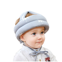 Casque réglable en coton pour bébé, protecteur de marche, anti-collision, pour enfant en bas âge
