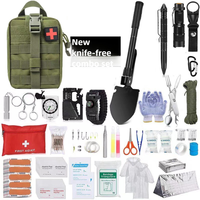 Kit d'outils de survie d'urgence en plein air, qualité industrielle, étanche, multifonctionnel, pour le camping et les voyages, plusieurs couleurs